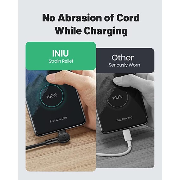 Nylon Braided 3.0 Type C Fast Charging Cables - 3 Pack - Picture 3 of 7